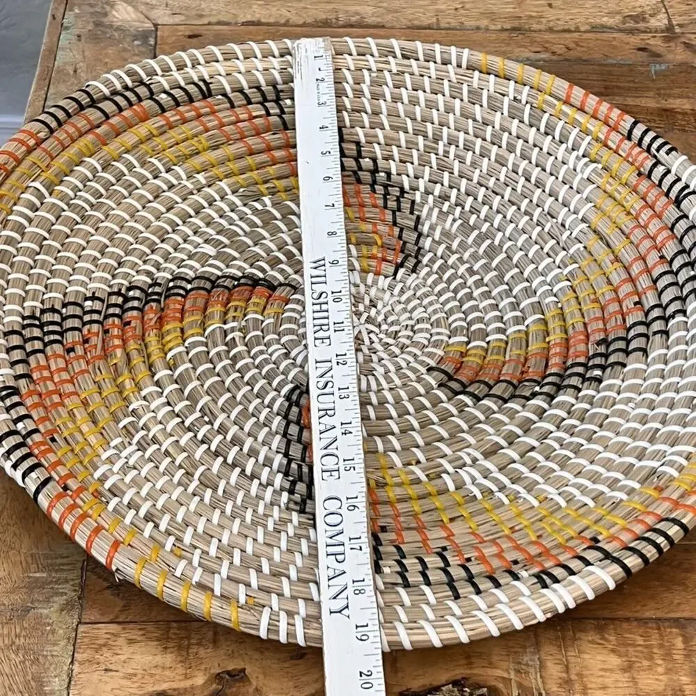 Handwoven Hanging Wall Basket 19.5
